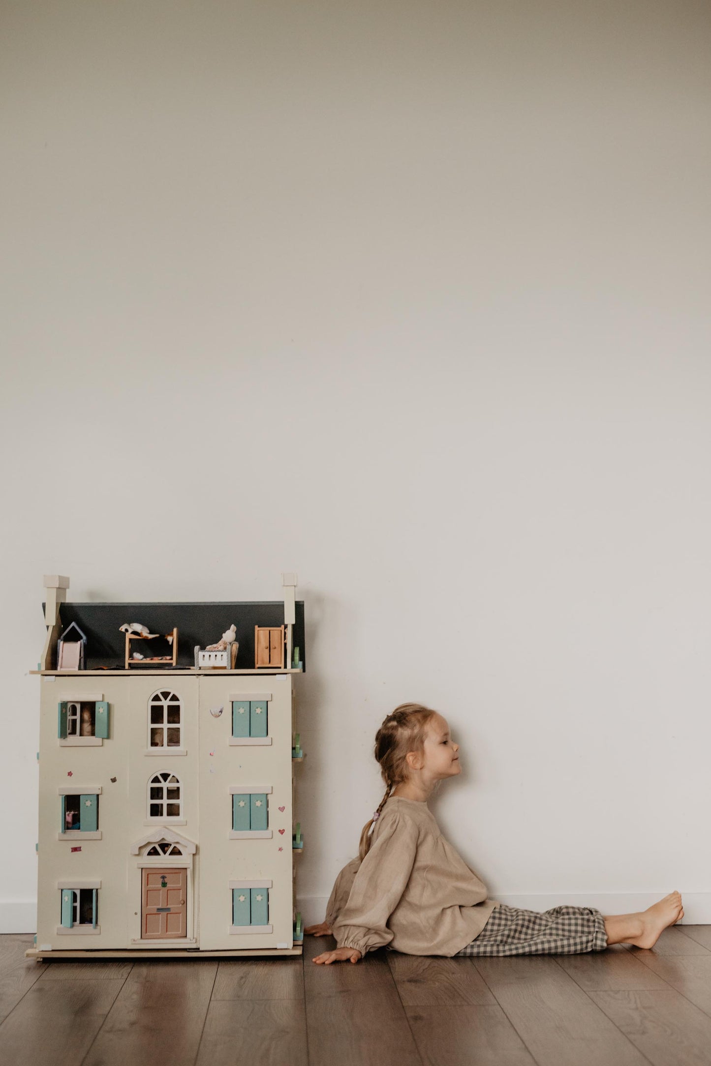 Linen top for kids AITVARAS