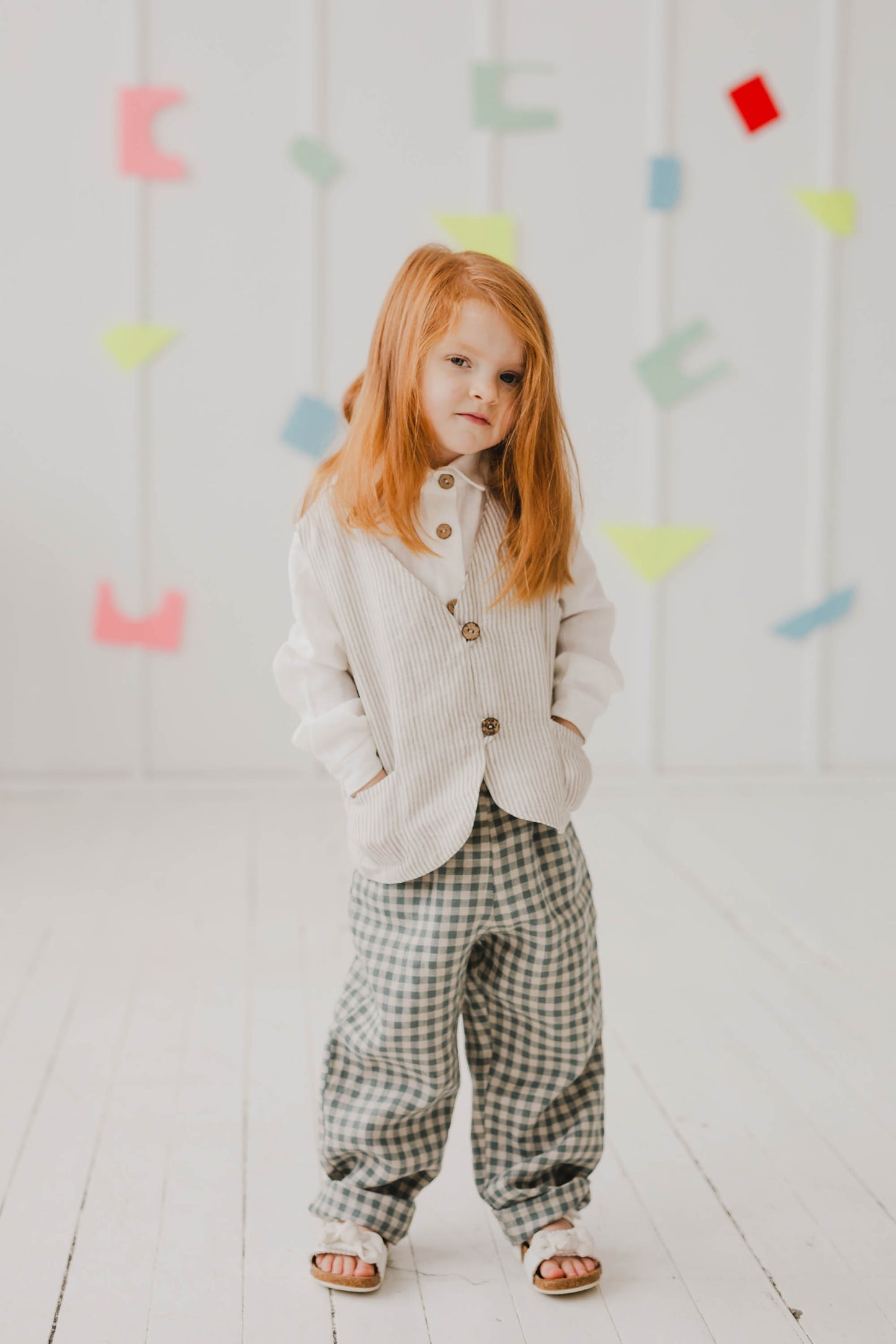 Linen pants for kids VĖJOPATIS