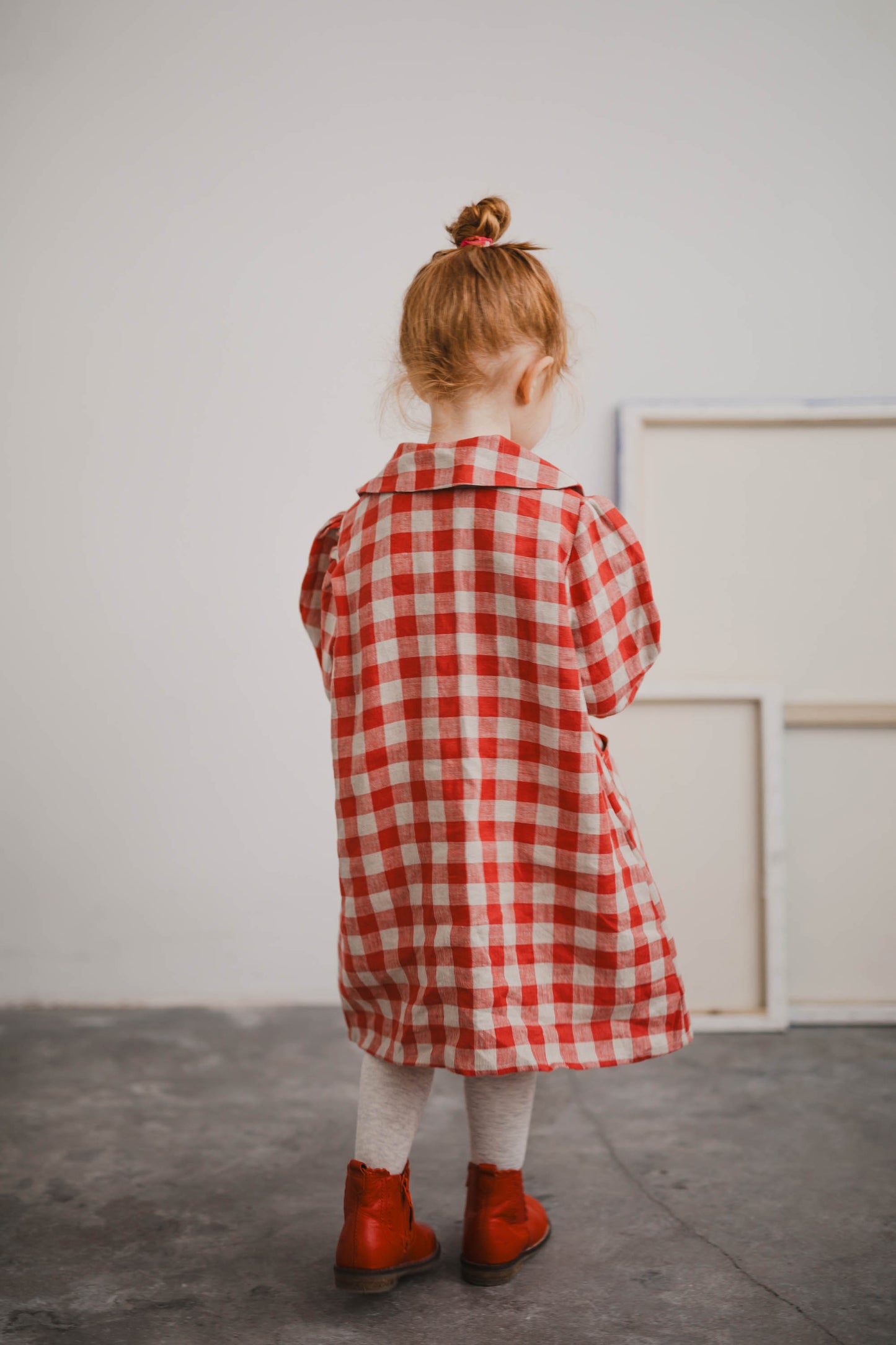Girls linen dress GABIJA