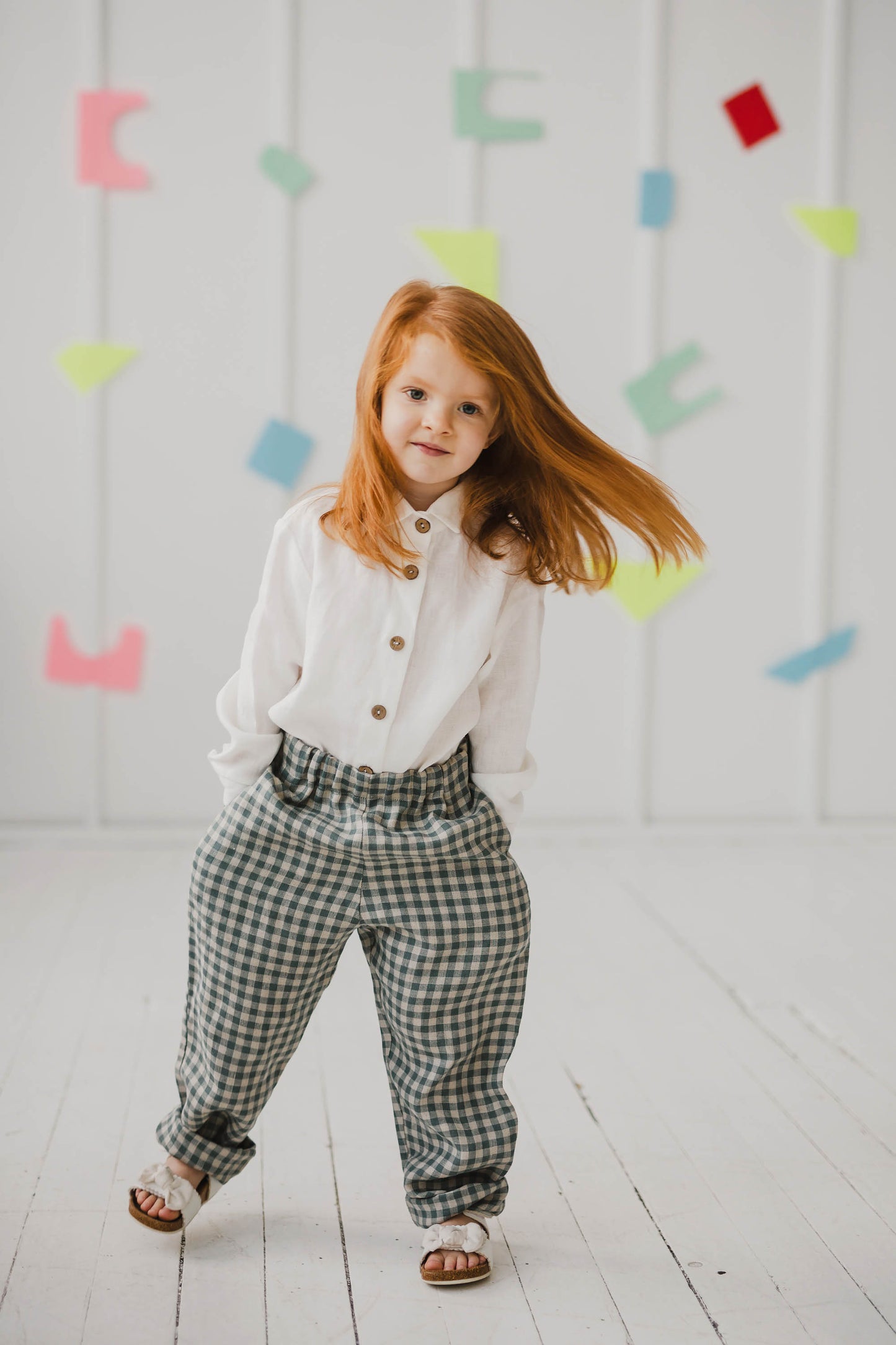 Linen pants for kids VĖJOPATIS