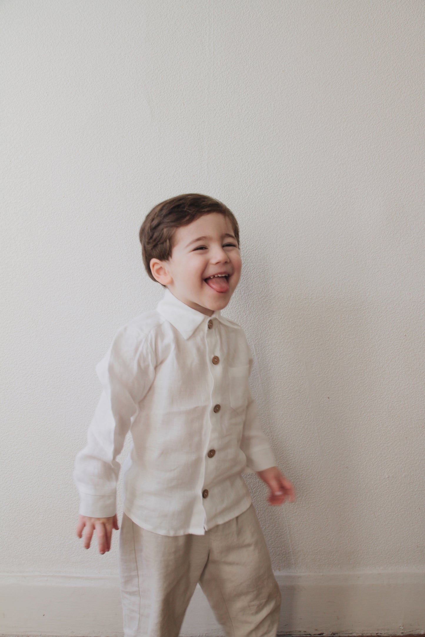 Linen shirt for boys MĖNULIS