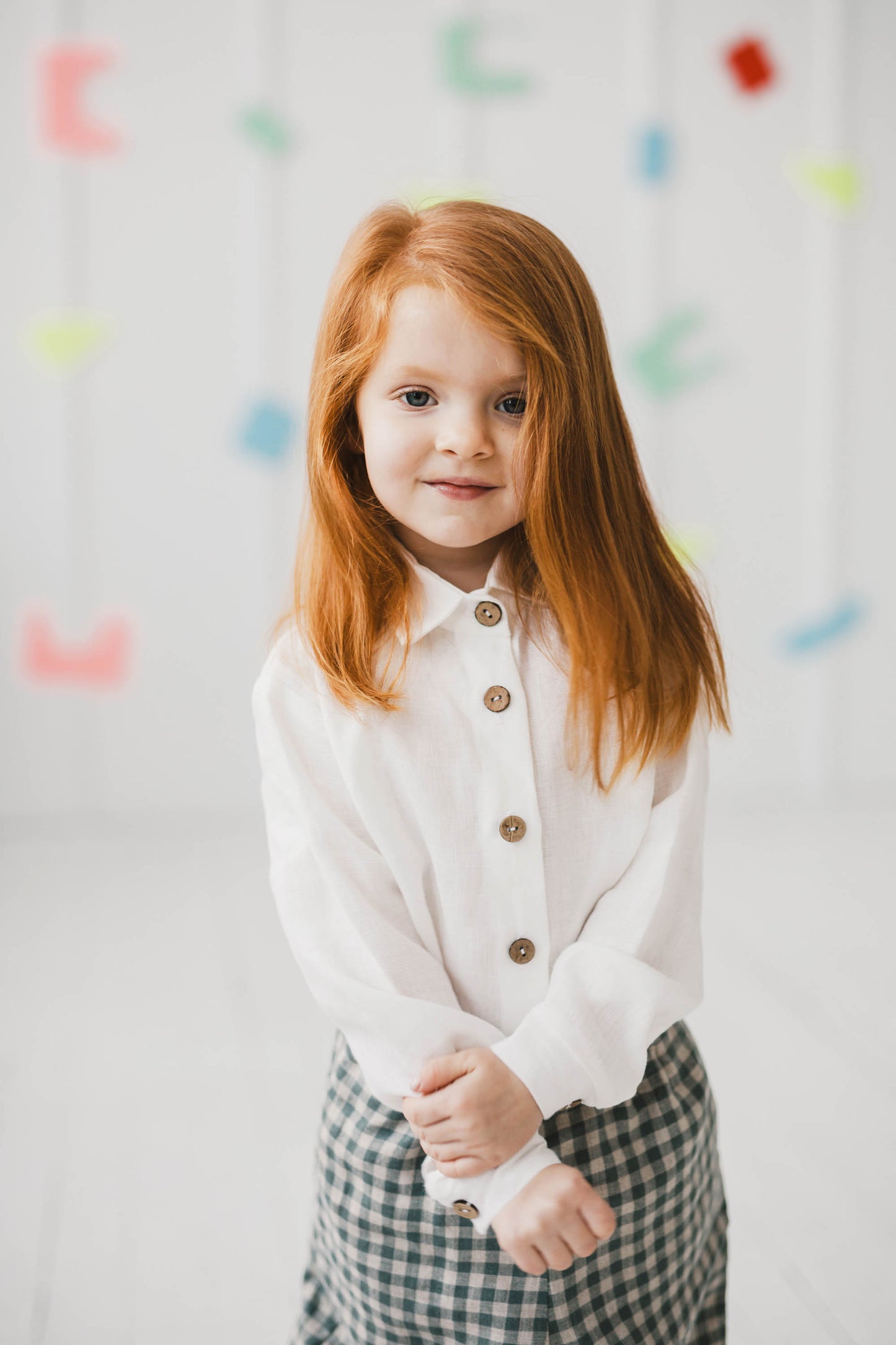 Linen shirt for kids MĖNUO