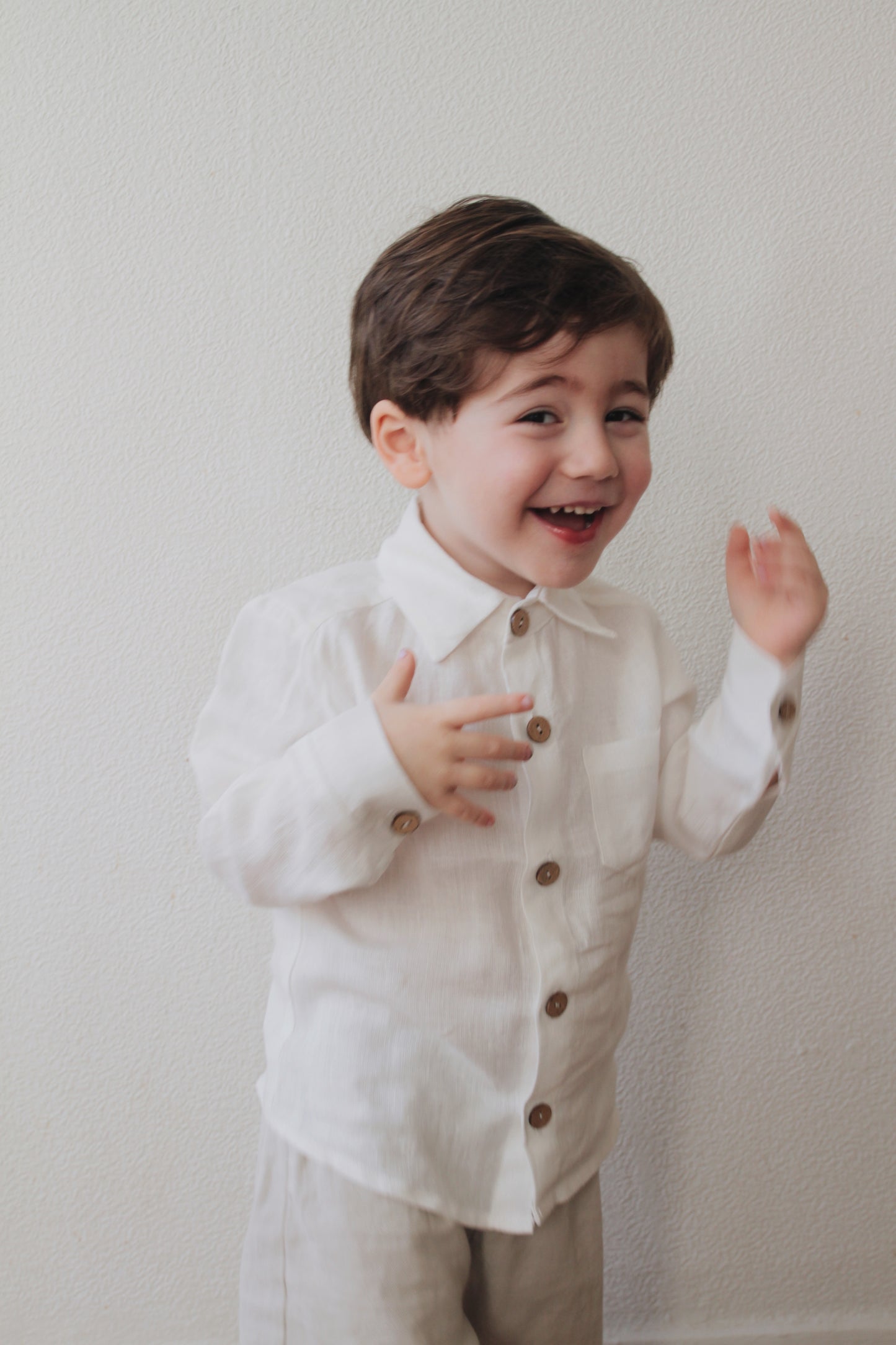 Linen shirt for boys MĖNULIS
