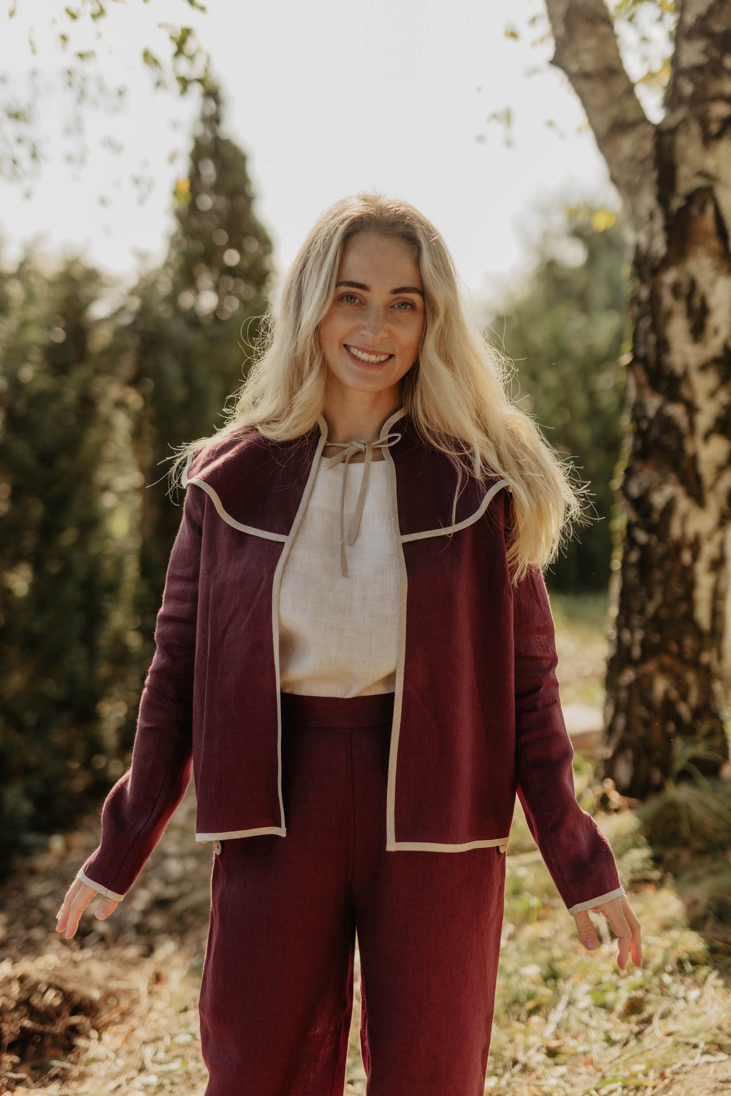 Women's linen jacket Hendaye