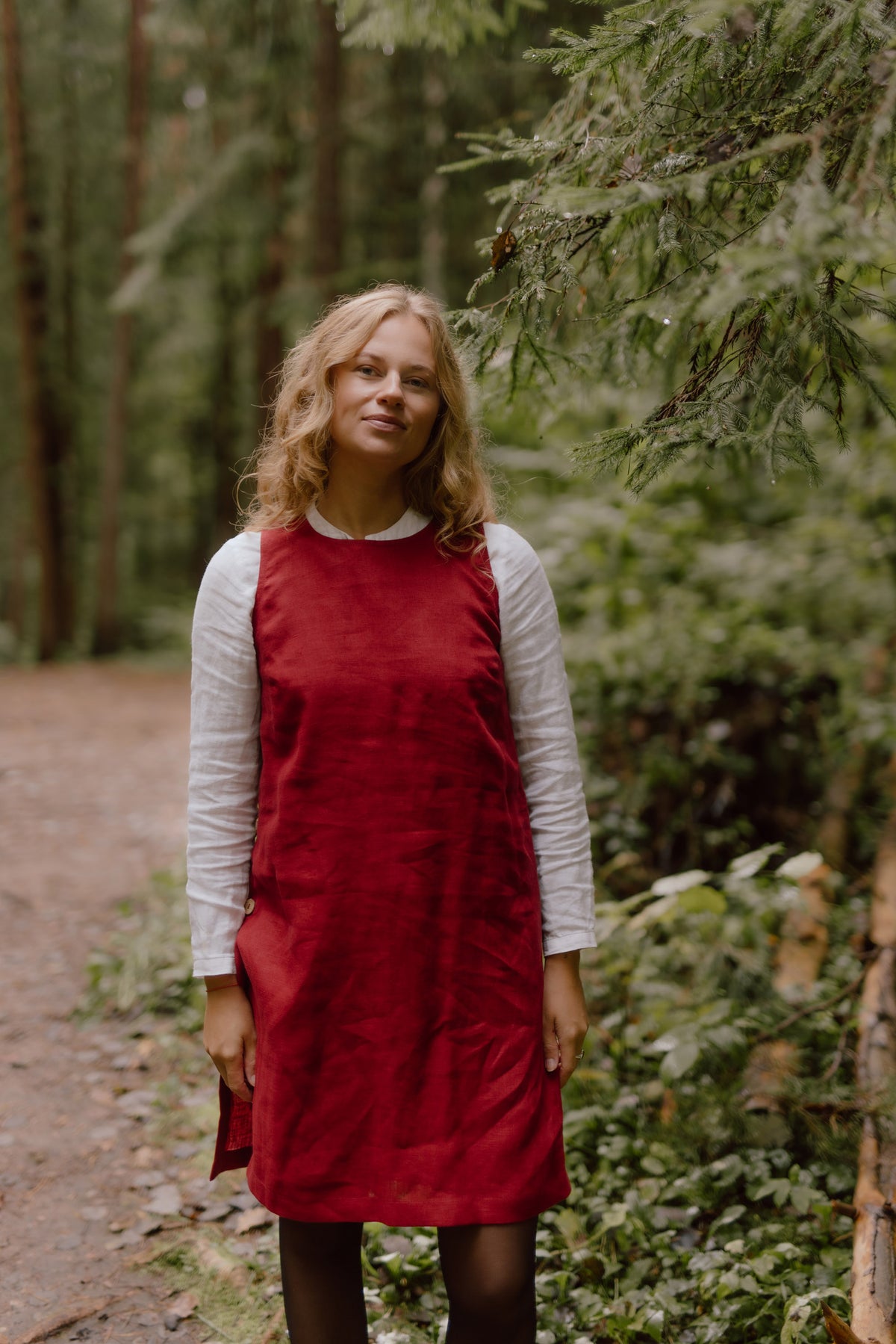 Linen mini dress Nina
