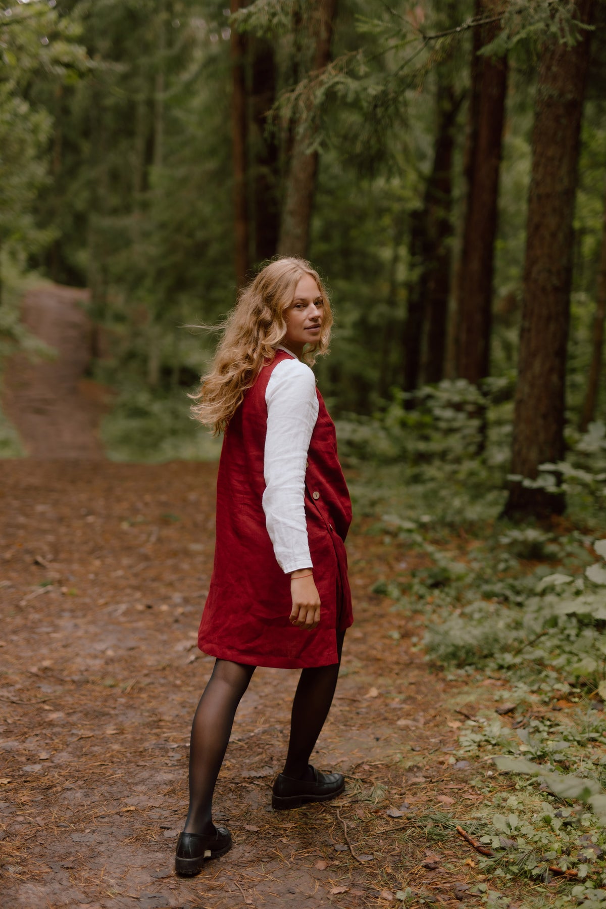 Linen mini dress Nina