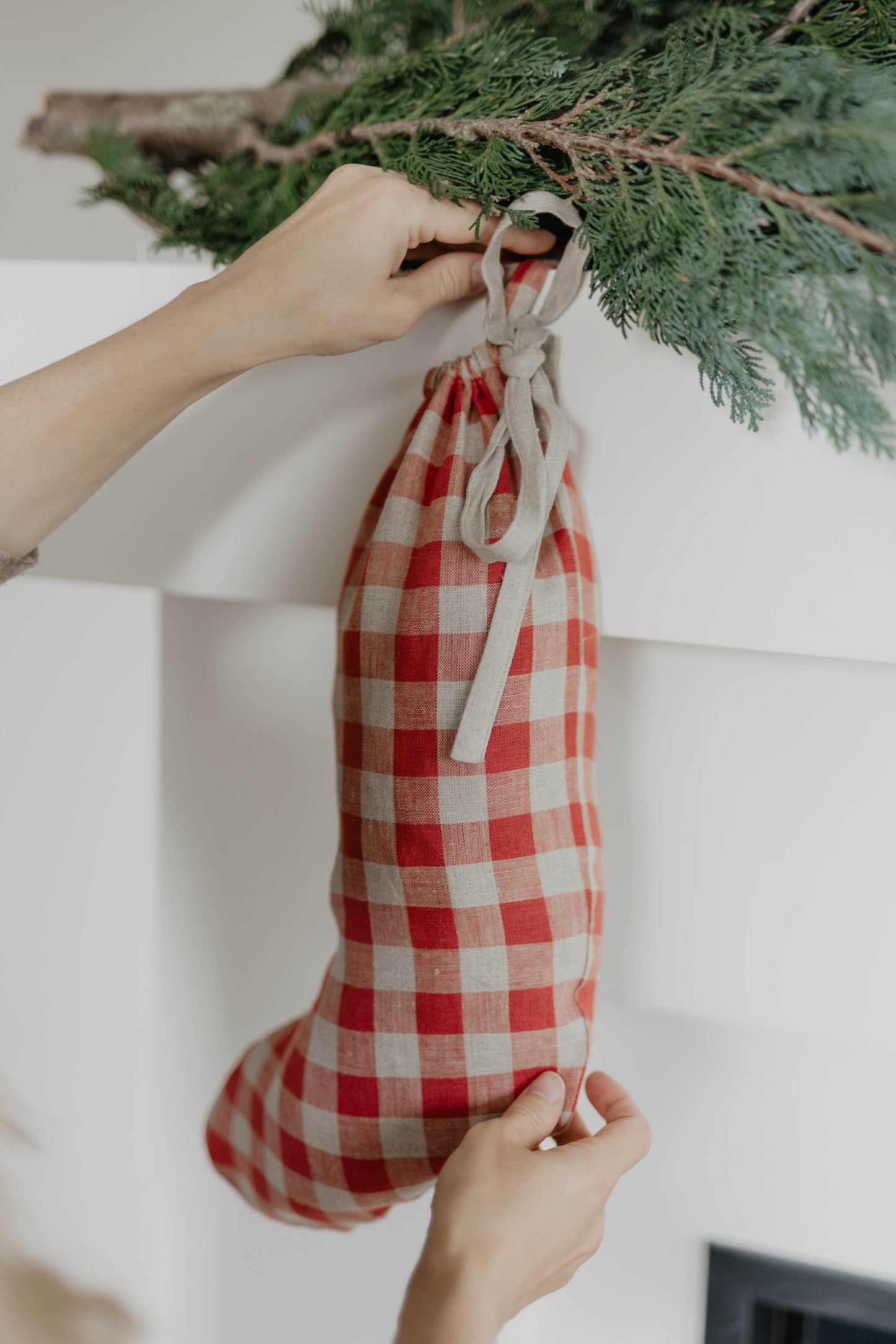 Christmas Stocking with a drawstring