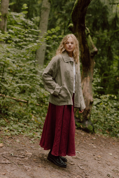Oversized women's linen jacket Kate
