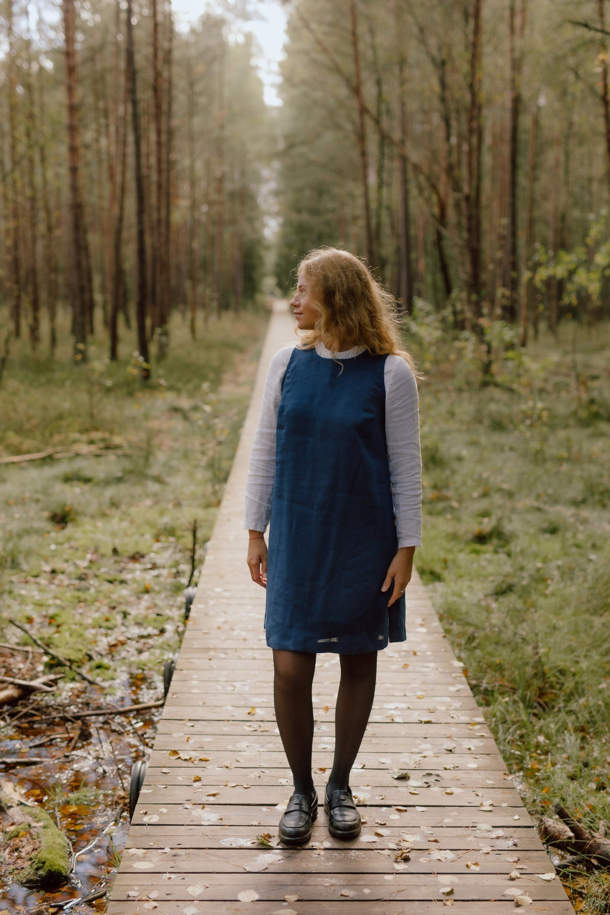 Linen mini dress Nina