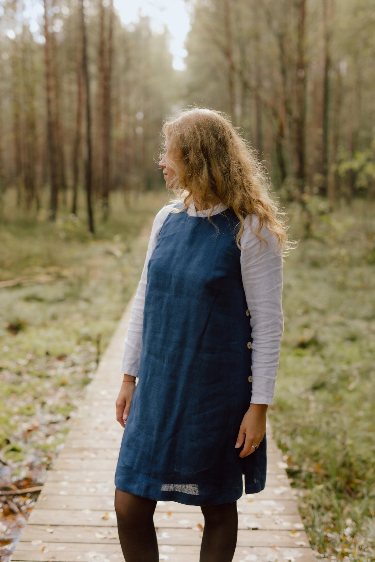 Linen mini dress Nina