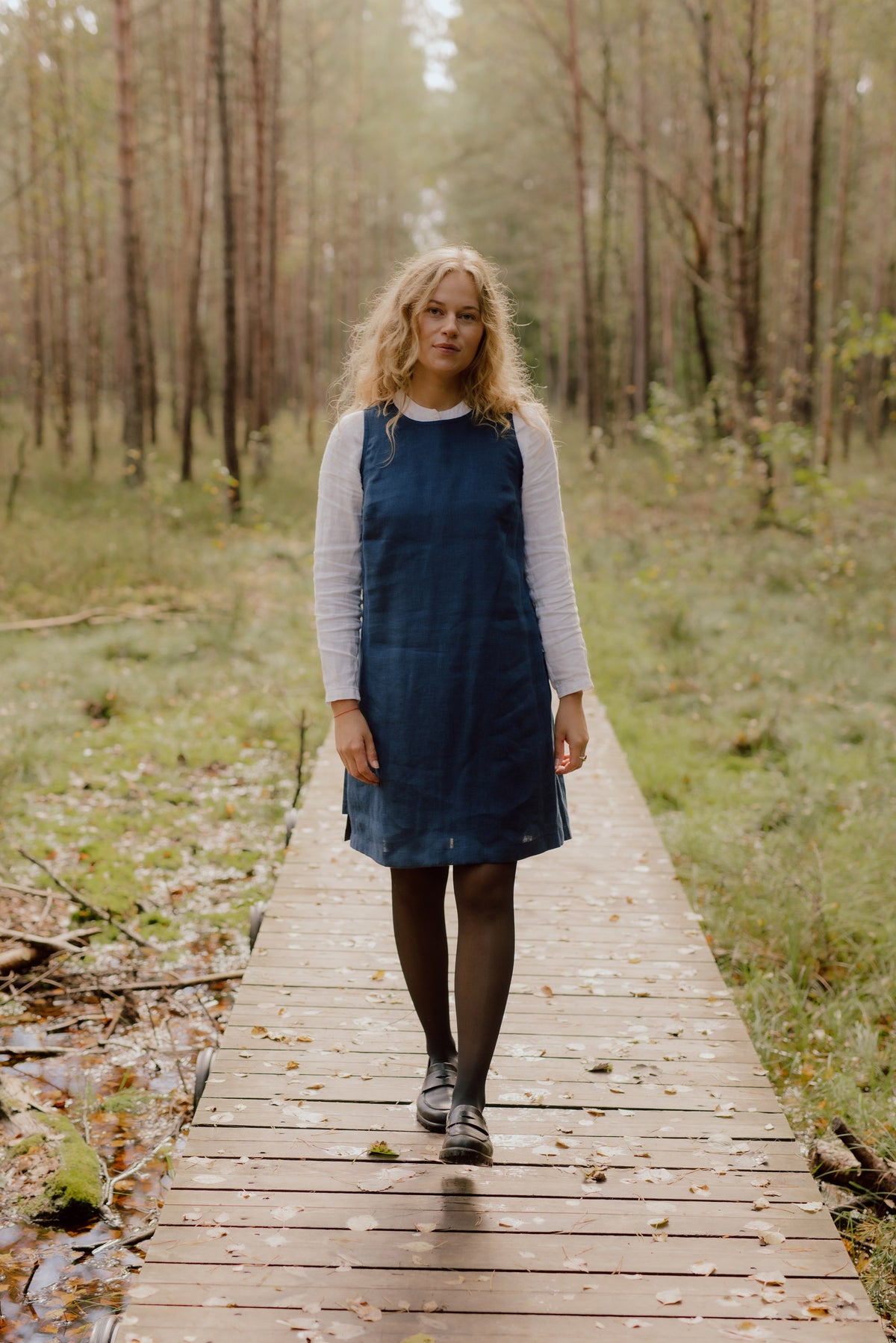 Linen mini dress Nina