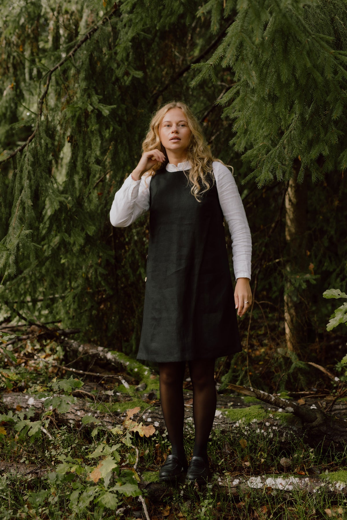 Linen mini dress Nina