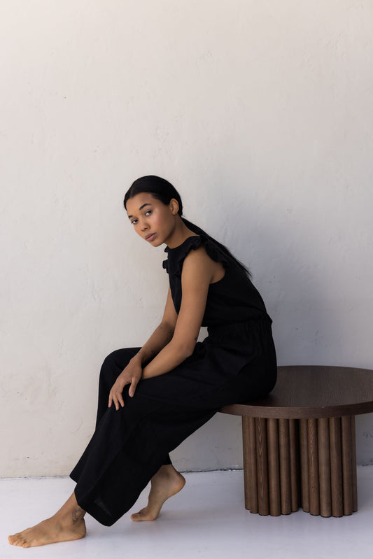 Women's linen jumpsuit Giedra - Archive