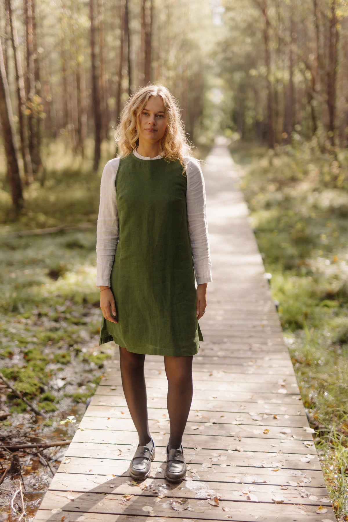 Linen mini dress Nina