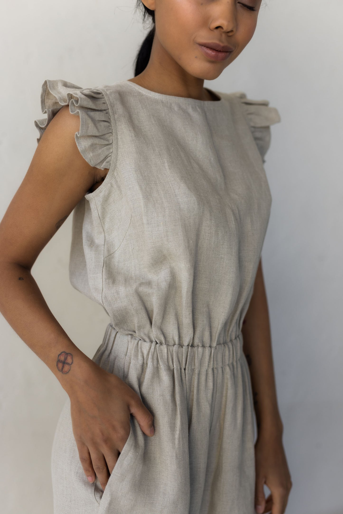 Women's linen jumpsuit Giedra