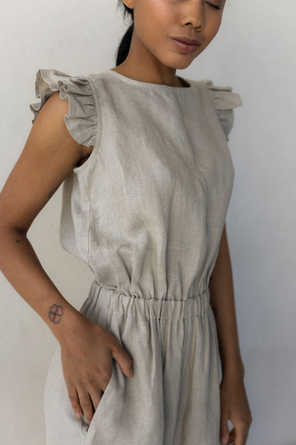 Women's linen jumpsuit Giedra