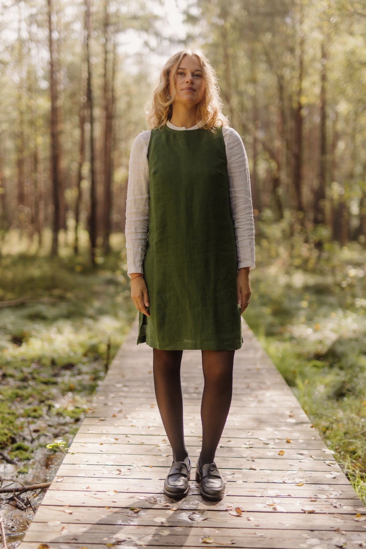 Linen mini dress Nina