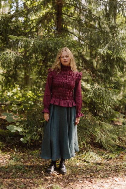 Women's linen top Barbora