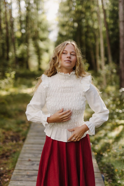Women's linen top Barbora