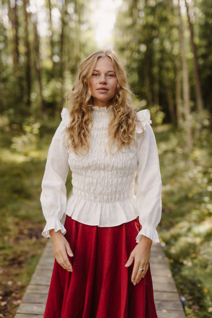 Women's linen top Barbora