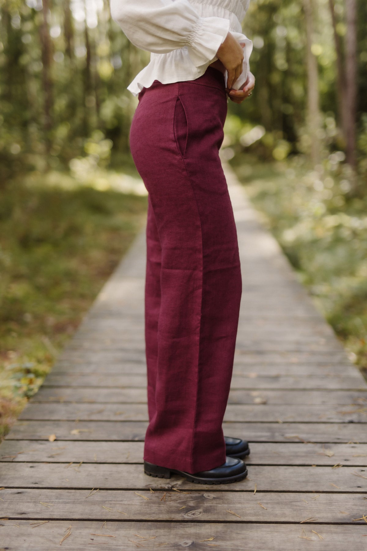 Women's linen pants Gailė