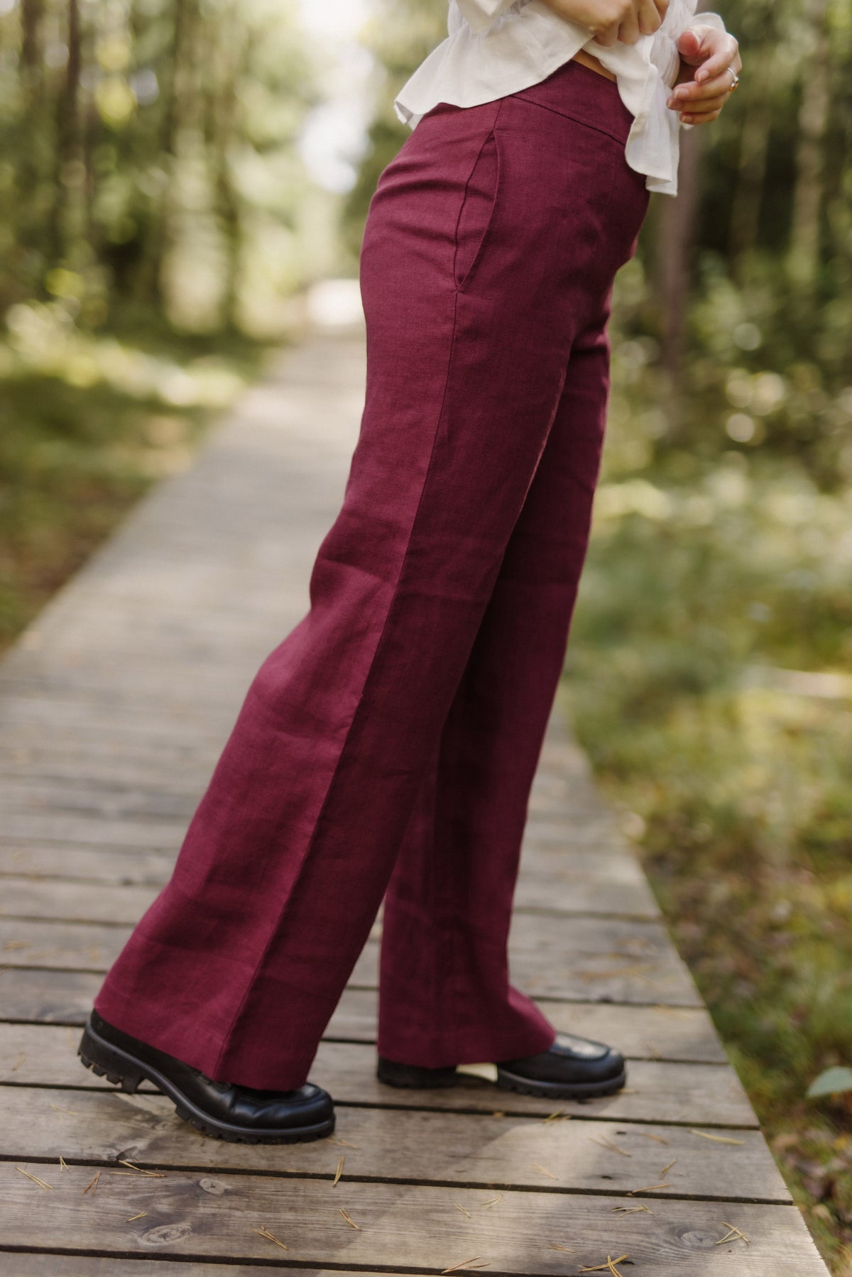 Women's linen pants Gailė
