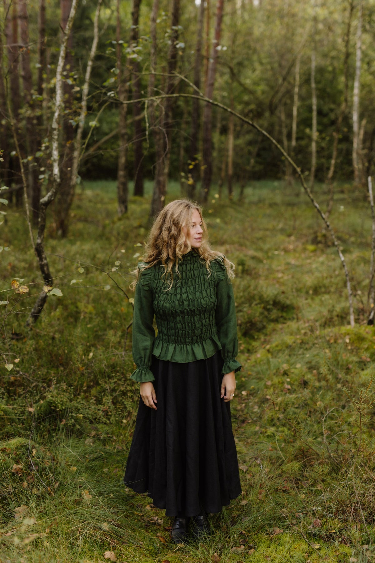 Women's linen top Barbora