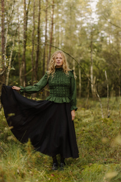 Full circle linen skirt Saulė