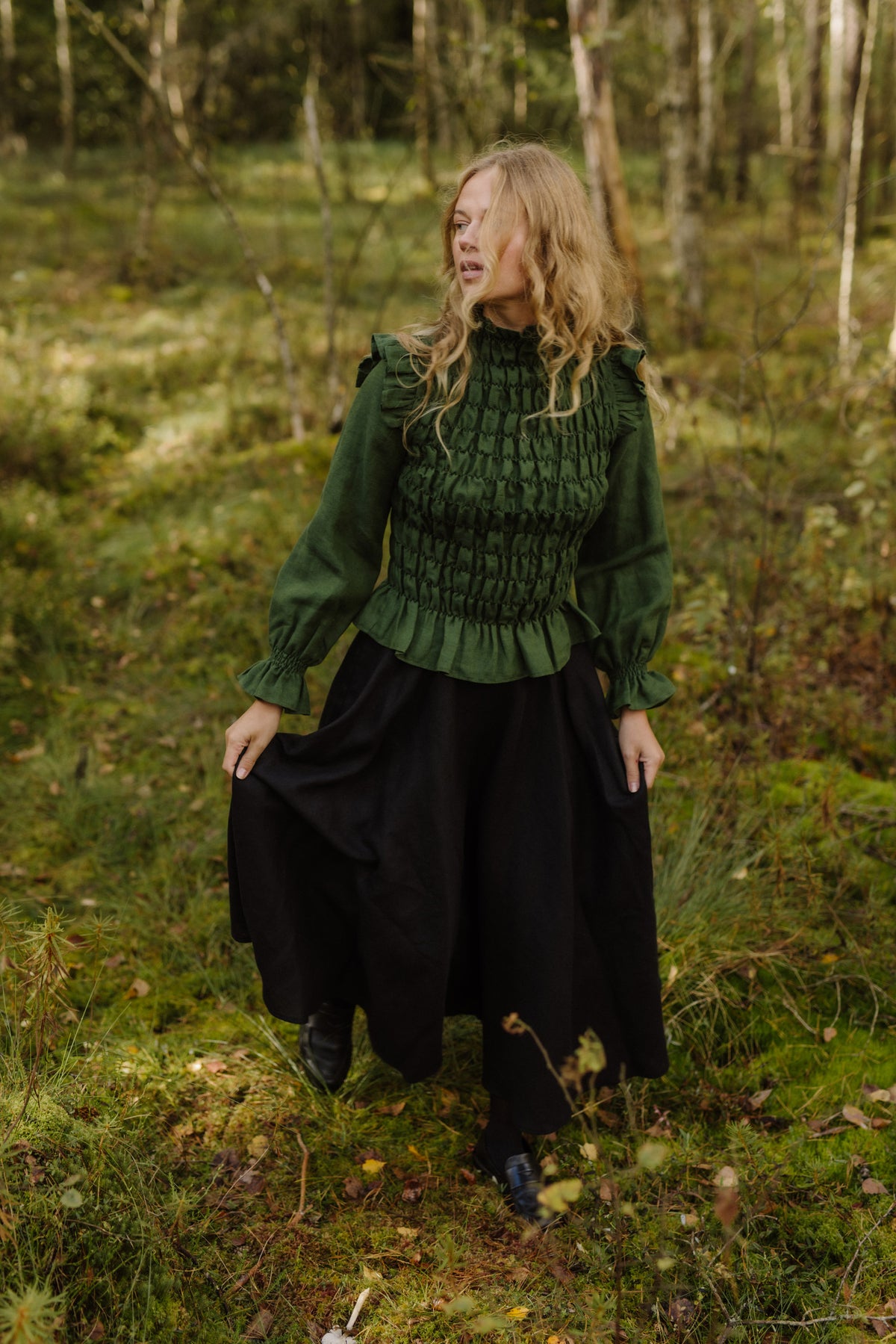 Women's linen top Barbora