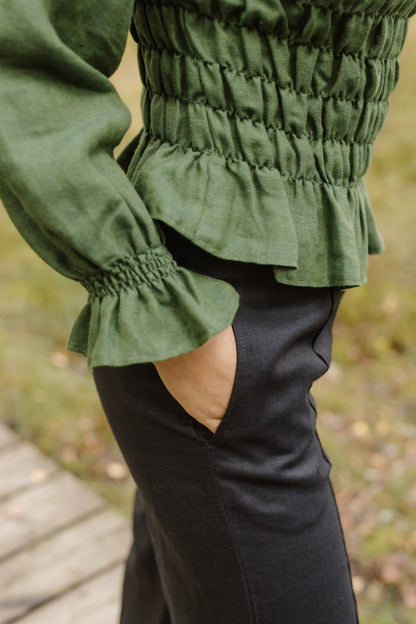 Women's linen top Barbora