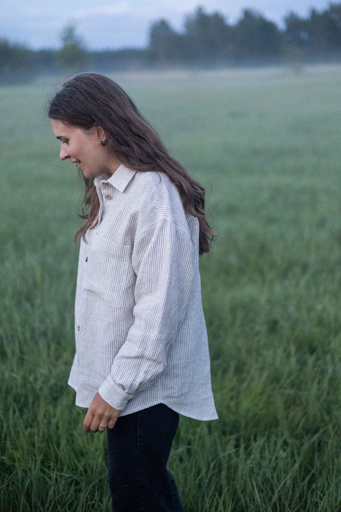 Women's linen shirt Vandenė