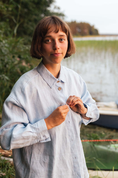 Women's linen shirt Vandenė