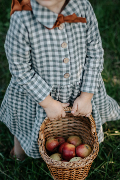 Girls linen dress MEDEINA