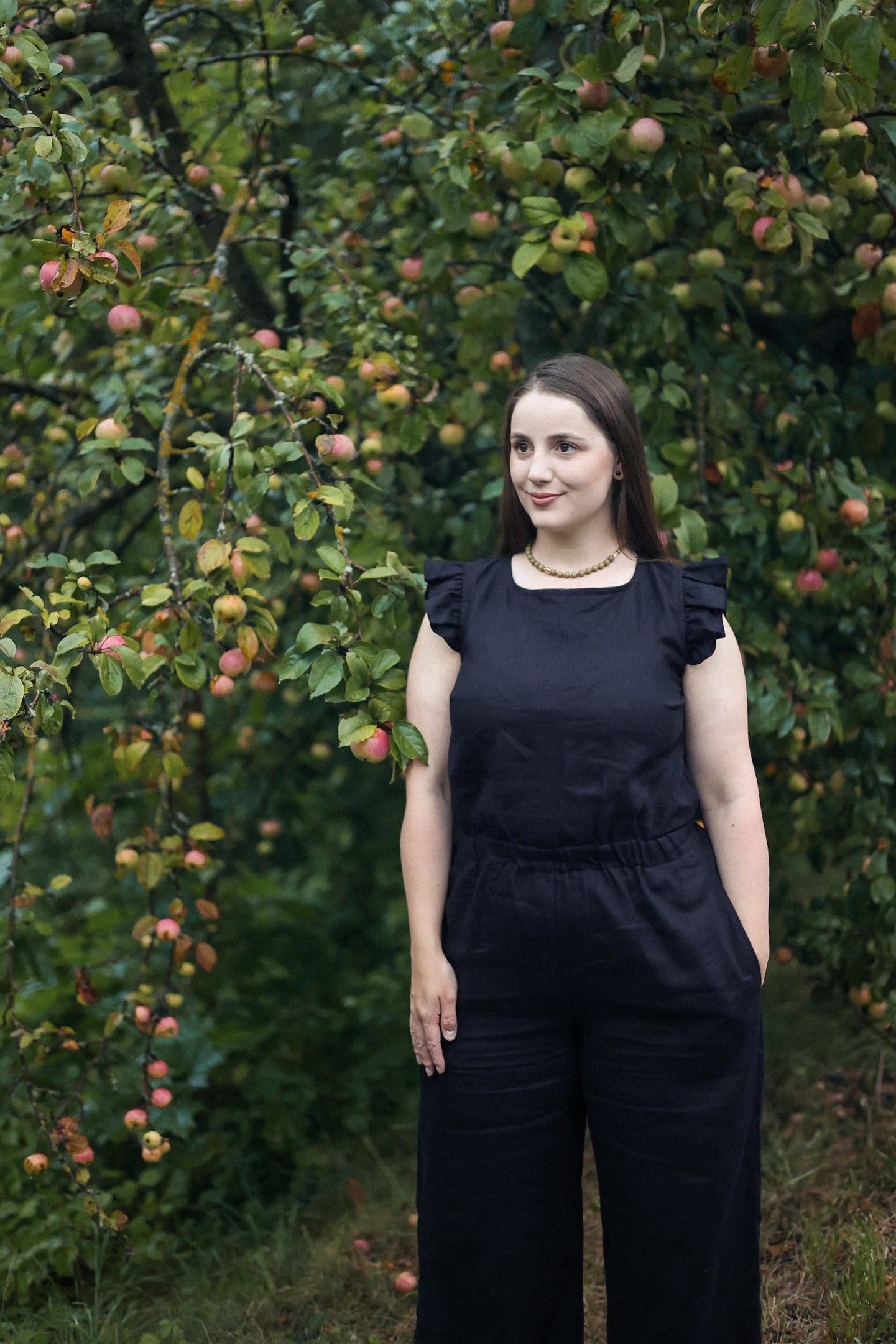 Women's linen jumpsuit Giedra - Archive