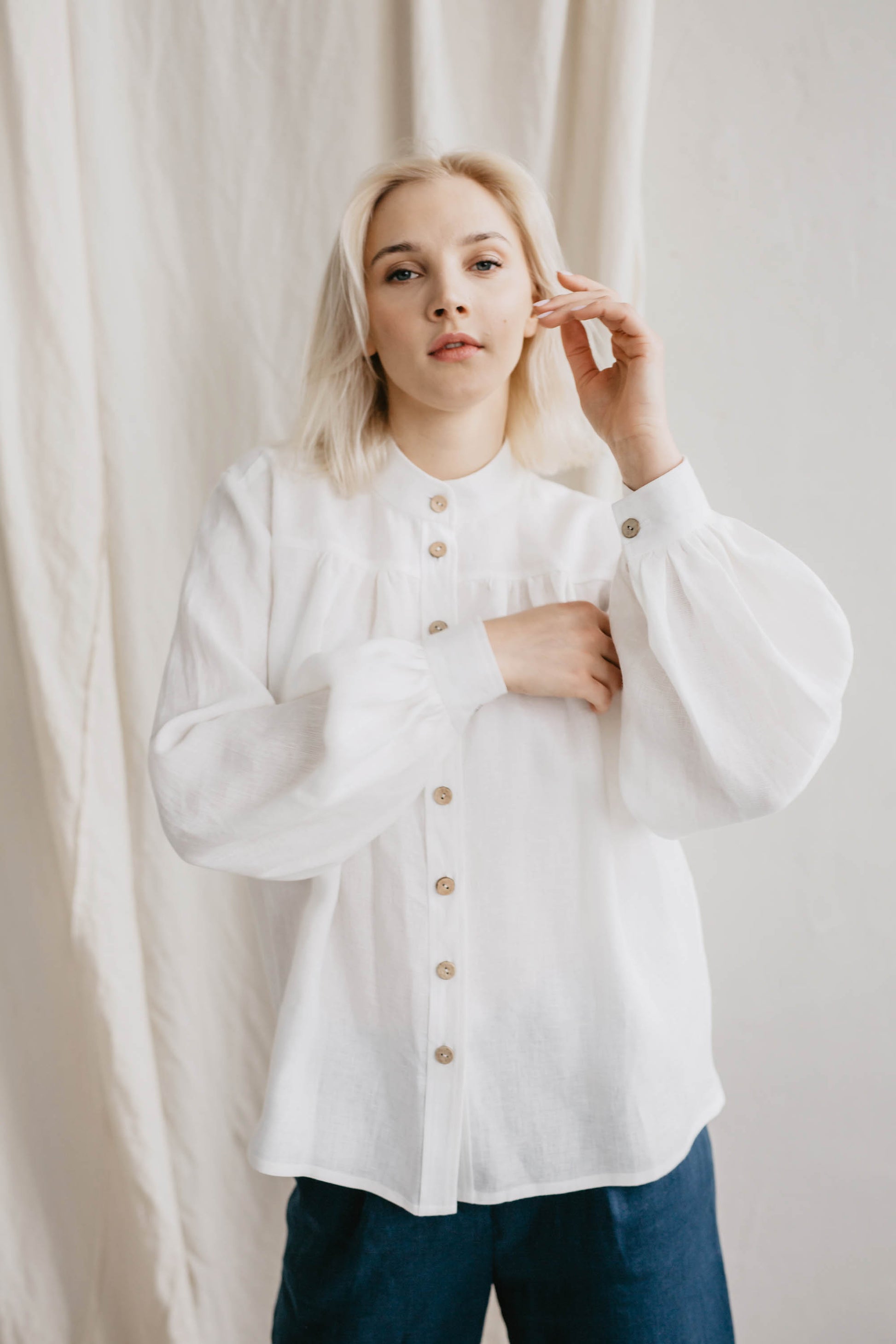 Women's Linen Shirt - Indraja | Laum linen Women's Linen Shirt - Indraja | Laum linen