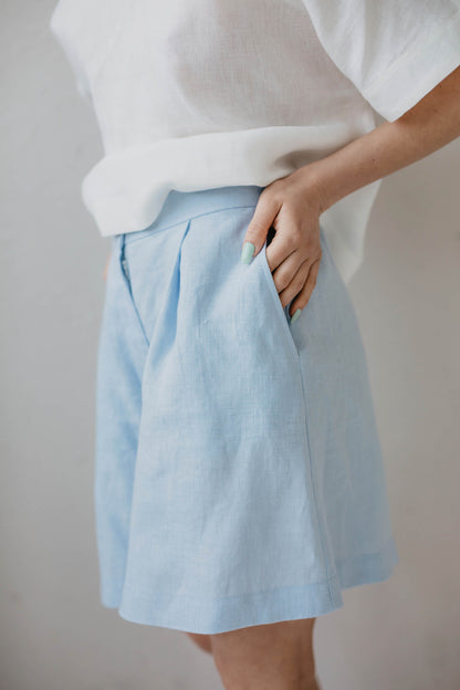 Women's linen shorts Urtė