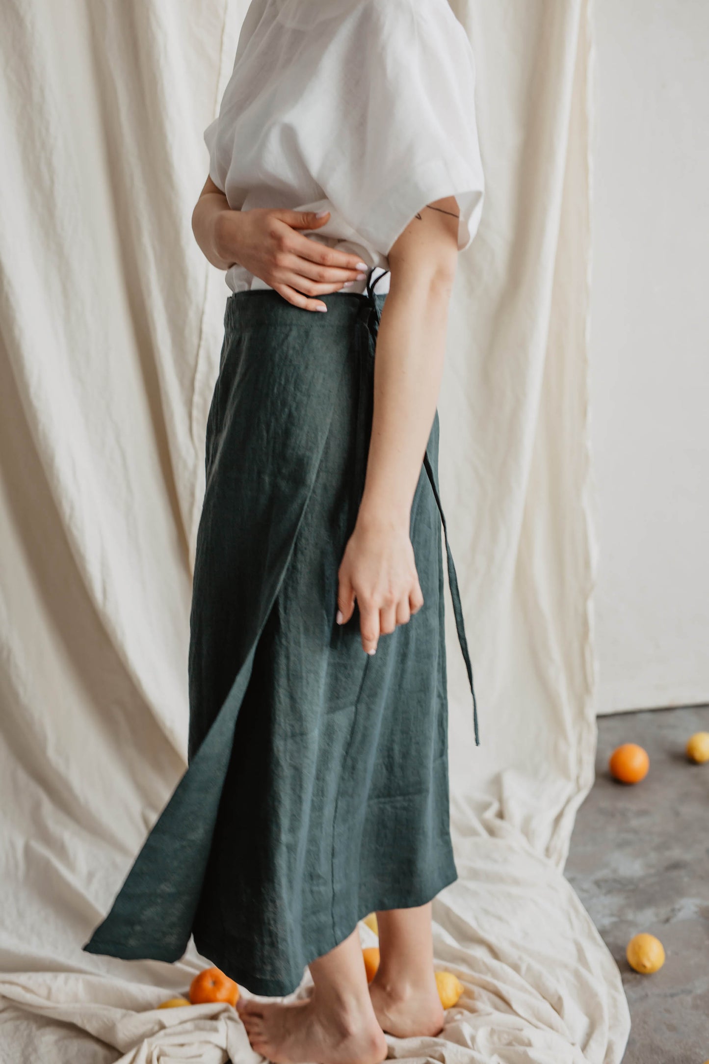 Women's linen skirt Vaiva