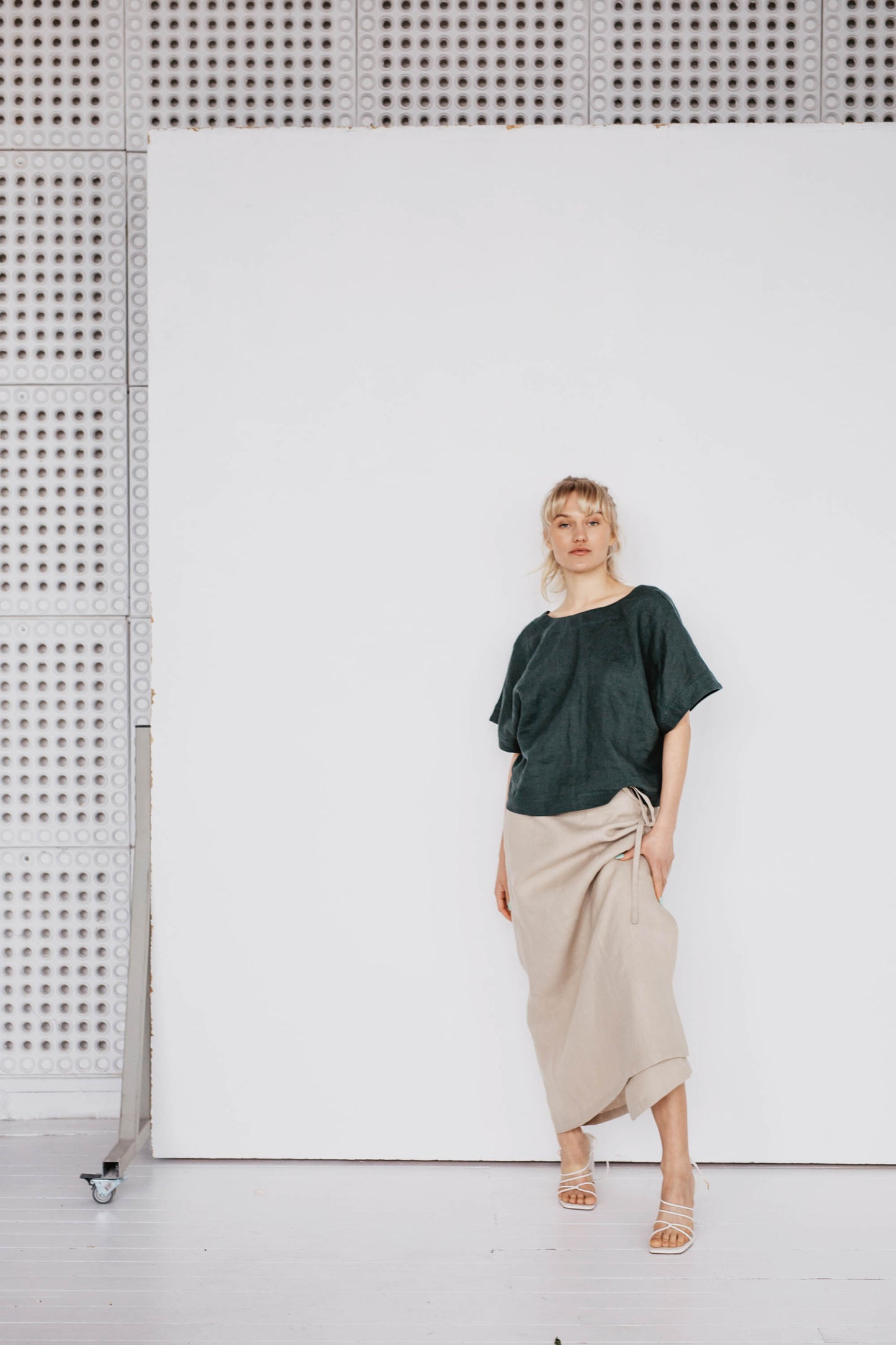 Women's linen skirt Vaiva