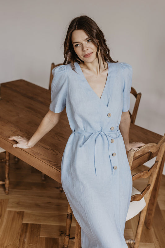Women's linen dress Smiltyne