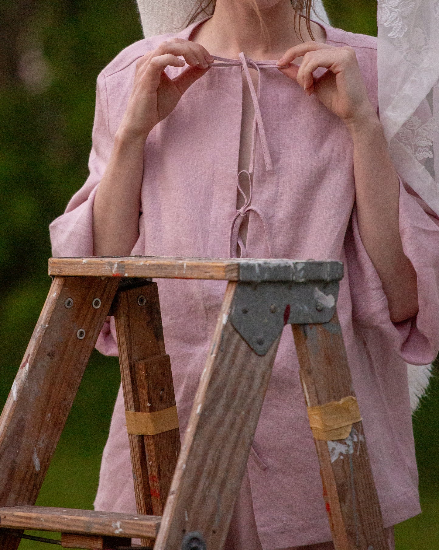 Women's linen blouse Nida