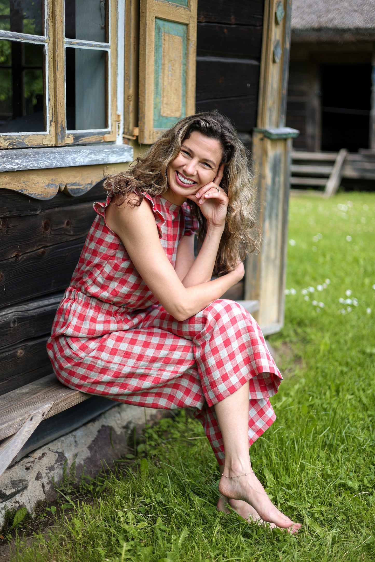 Women's linen jumpsuit Giedra