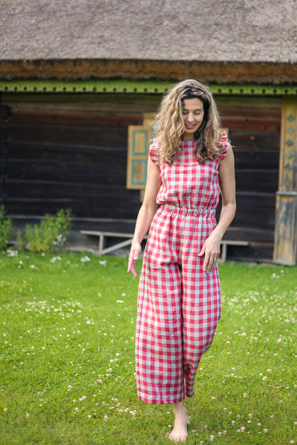 Women's linen jumpsuit Giedra