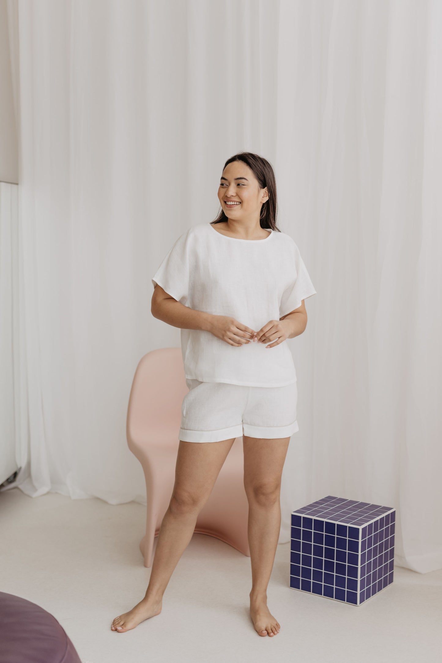 Women's linen pyjama set JAUNATIS