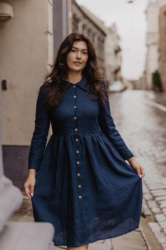 Linen dress Gužė mama - Archive