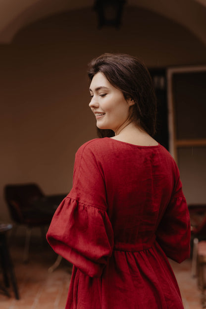 Linen dress Rugilė