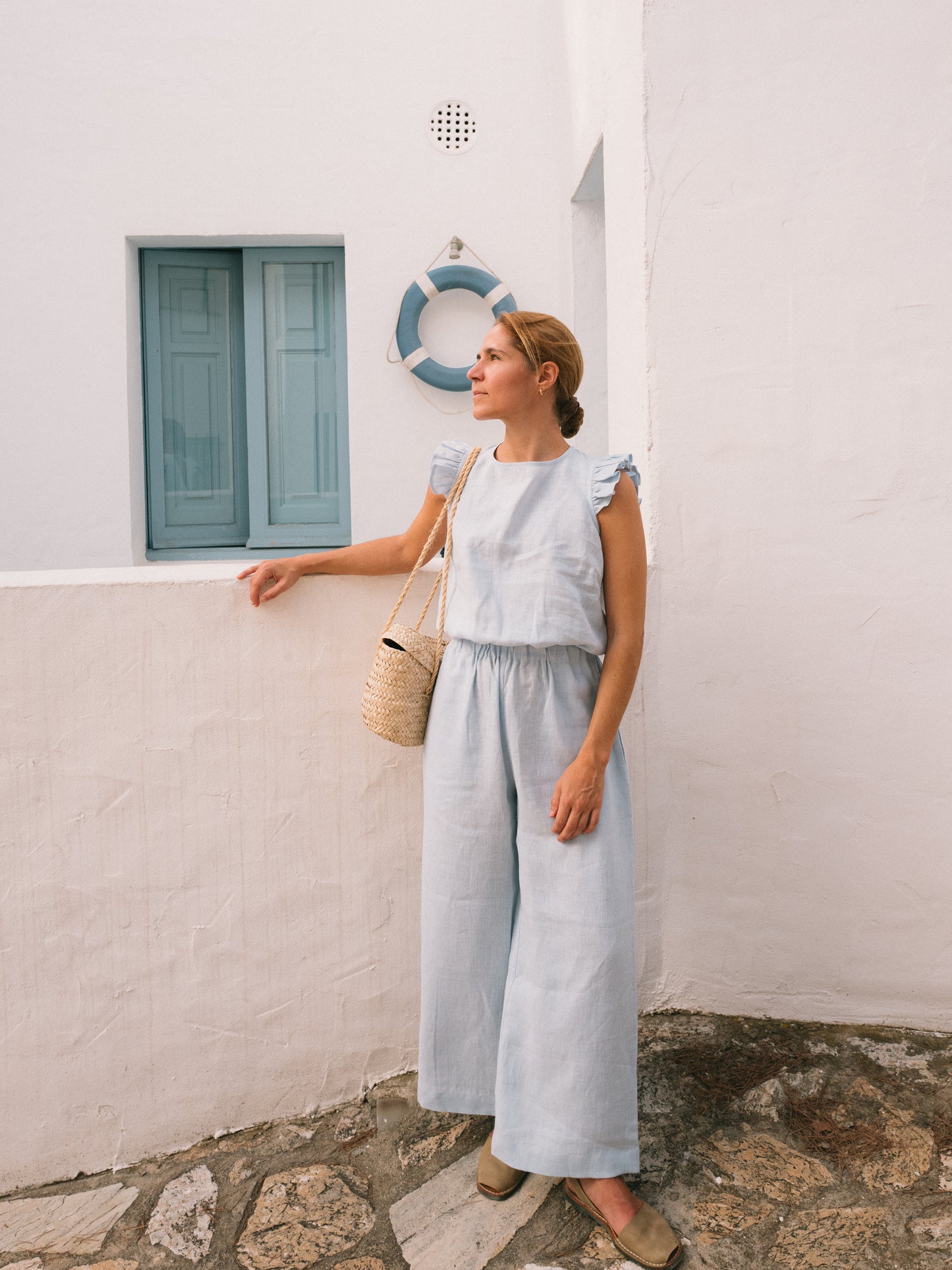 Women's linen jumpsuit Giedra - Archive