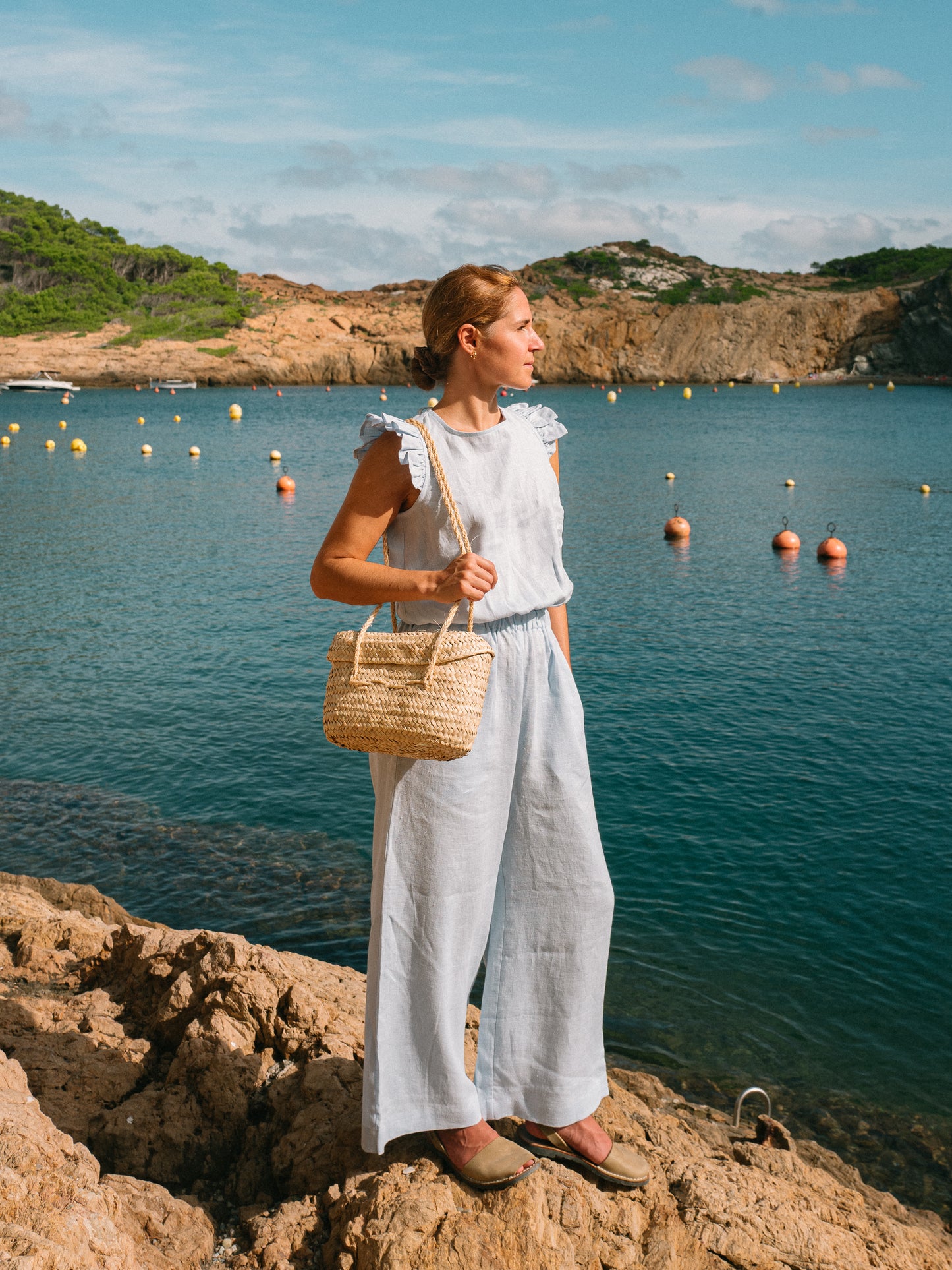 Women's linen jumpsuit Giedra - Archive