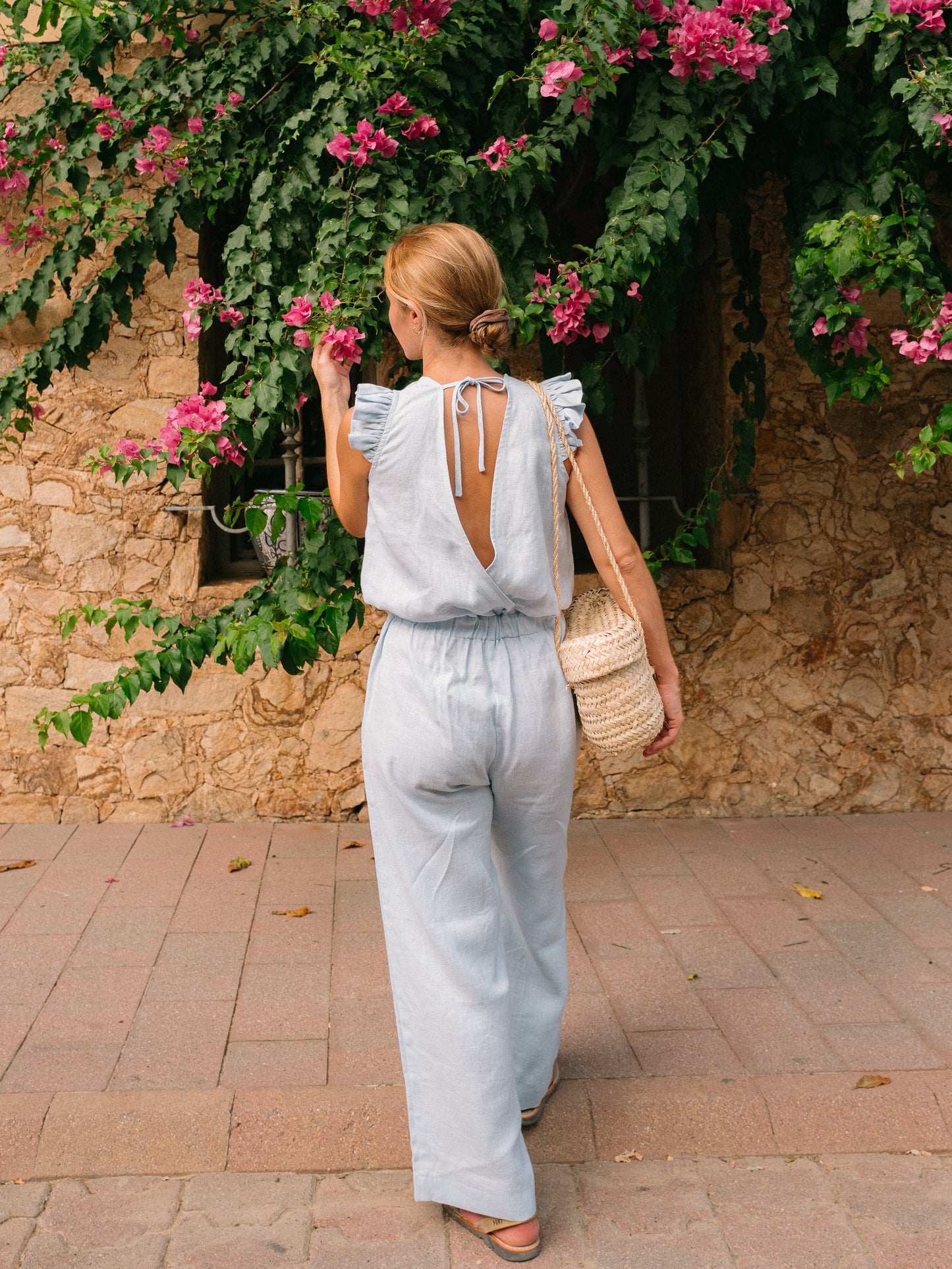 Women's linen jumpsuit Giedra - Archive