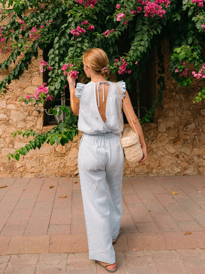 Women's linen jumpsuit Giedra - Archive