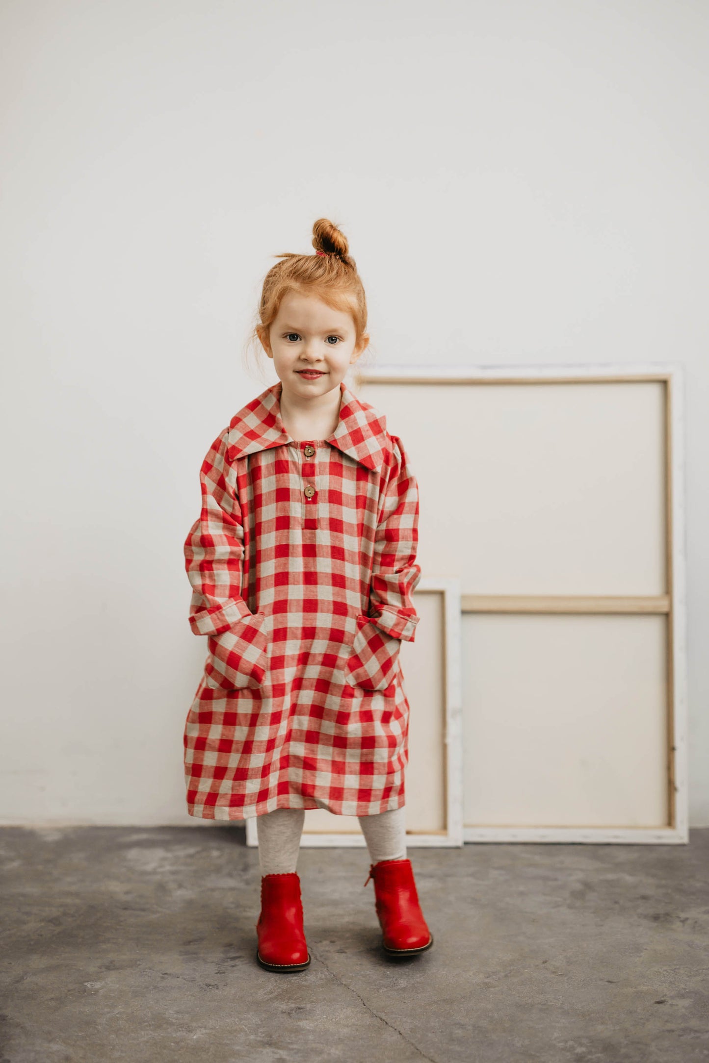 Girls linen dress GABIJA